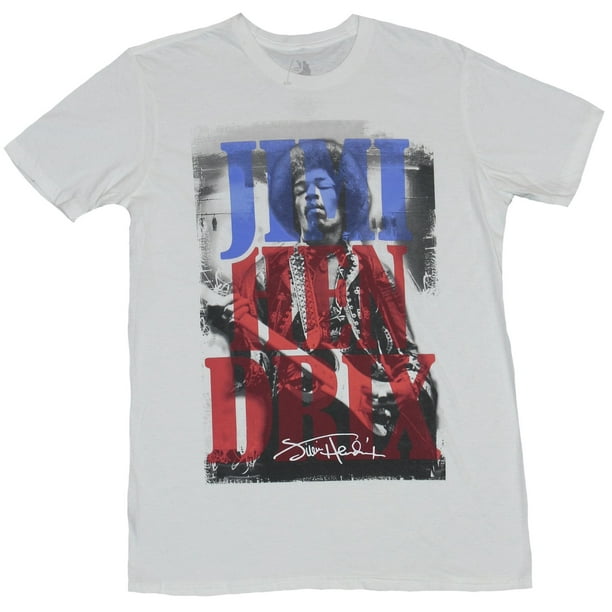 Officially Licensed Jimi Hendrix The Sound Of Hendrix Poster Men's T-Shirt S-XXL Officially Licensed Jimi Hendrix The Sound Of Hendrix Poster Men's T-Shirt S-XXL